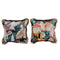 Kussen DKD Home Decor 45 x 10 x 45 cm Orientaals Franjes (2 Stuks)