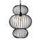 Plafondlamp 34 x 34 x 51 cm Zwart Ijzer
