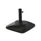 Voet voor Parasol DKD Home Decor Zwart Roestvrij staal Beton (48 x 48 x 41,5 cm)