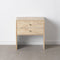 Bijzettafel 56 x 46 x 58 cm Beige Bamboe Hout MDF