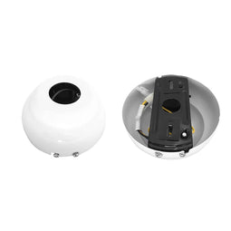 Hangende lamp EDM 33803 Navulling Ø 131 x 61 mm Aluminium Wit