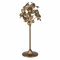Kaarshouder Gouden Ijzer 15 x 15 x 40 cm