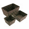 Veelzijdige mand Versa Chocolade 19 x 9 x 19 cm