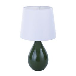 Bureaulamp Roxanne Groen Keramisch (20 x 35 x 20 cm)