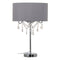 Bureaulamp Grijs Metaal 36 x 36 x 60 cm
