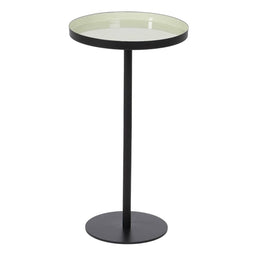 Bijzettafel 35,5 x 35,5 x 64,5 cm Zwart Groen Ijzer