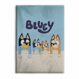 Fleece Deken Bluey Blauw 100 x 140 cm