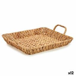 Middenstuk Bruin Metaal Waterhyacint 44 x 10 x 32,5 cm (12 Stuks)
