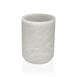 Tandenborstelhouder Wit Hars (7,5 x 10 x 7,5 cm)