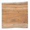 Kleine bijzettafel Natuurlijk Ijzer Acacia 50 x 50 x 46 cm
