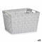 Wasmand Wit Stof 10 L 25 x 20 x 35 cm (12 Stuks)