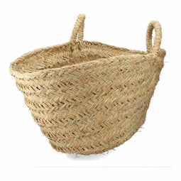 Firewood Basket EDM Esparto Ovaal 60 x 45 x 35 cm