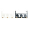 Kapstok voor deur DKD Home Decor 8424001835553 Vogels Wit Zwart Metaal Hout MDF 28,5 x 9,5 x 16 c...