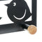 Kapstok voor deur DKD Home Decor 8424001835553 Vogels Wit Zwart Metaal Hout MDF 28,5 x 9,5 x 16 c...