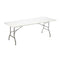Vouwtafel Wit Metaal Polyethyleen 244 x 76 x 74 cm