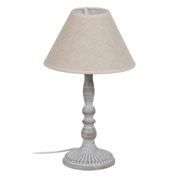 Lamp Beige Grijs 60 W 20 x 20 x 34 cm