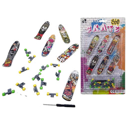 Vingerskateboardset 20 x 35,5 x 1,5 cm 6 Onderdelen
