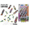 Vingerskateboardset 20 x 35,5 x 1,5 cm 6 Onderdelen