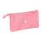 Pennenetui met 3 vakken El Ganso Marsala Roze 22 x 12 x 3 cm