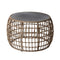 Hoofdtafel Ariki 73 x 61 x 46 cm Synthetische rotan Staal