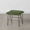 Poef Synthetisch materiaal Metaal 40 x 40 x 35 cm Lichtgroen