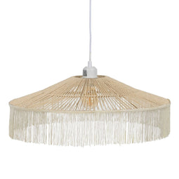 Plafondlamp Beige Papier Ijzer 220-240 V 50,5 x 50,5 x 17 cm