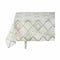 Tafelkleed Dun canvas Anti-vlek Ruiten 140 x 180 cm Grijs (6 Stuks)