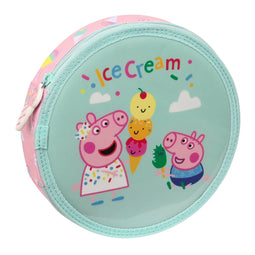 Pennenzak Peppa Pig Ice cream Roze Munt (18 Onderdelen)