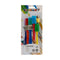 Penselen Multicolour Set Spons Haar Blik Plastic (12 Stuks)