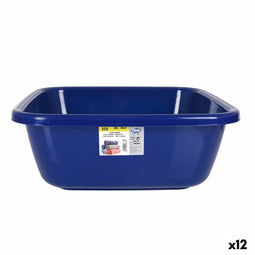 Waskom Dem Eco Blauw 20 L Vierkant 44 x 44 x 17 cm (12 Stuks)