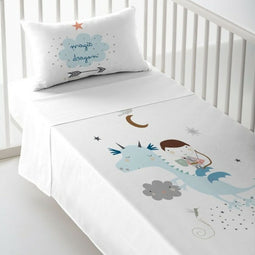 Set beddengoed voor kinderbed Haciendo el Indio Magic Dragon Afmetingen 60 cm kinderbed (100 x 13...
