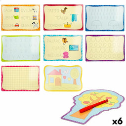 Educatief Spel Lisciani Montessori Kalligrafie (6 Stuks)