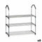 Schoenenrek Kipit 1064 Zilverkleurig 58 x 26 x 58 cm 3 Planken