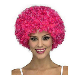 Pruik My Other Me Roze Krullen