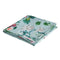 Tafelkleed 140 x 140 cm Turkoois Polyester 100% katoen