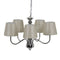 Plafondlamp 51 x 51 x 85 cm Metaal Zilver