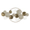 Wanddecoratie Wit Gouden Ijzer 132,1 x 5,1 x 69,2 cm