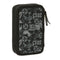 Dubbele etui Paul Frank Join the fun Zwart 12.5 x 19.5 x 4 cm (28 Onderdelen)
