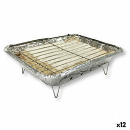 Wegwerpbarbecue Algon momentopname 24 x 31 x 6 cm (12 Stuks)
