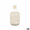 Fles Decoratief Wit Transparant Glas Touw 18 x 38 cm (4 Stuks)