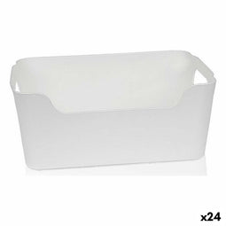 Multi-functionele Kist Dem Wit 25 x 17 x 10 cm (24 Stuks)