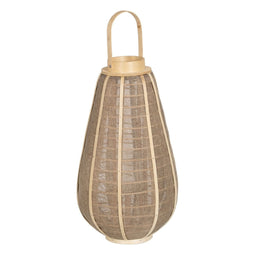 Lykta Kaarshouder Lykta Beige Natuurlijk Jute Kristal 31 x 31 x 55 cm