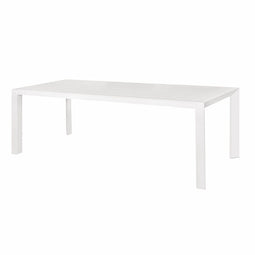 Eettafel Io Wit Aluminium 240 x 100 x 75 cm