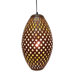Plafondlamp Metaal Crème 30 x 30 x 53 cm