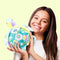 Knuffel om in te kleuren Airbrush Plus Nature Canal Toys Turtle