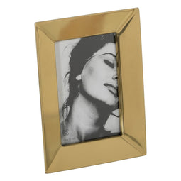 Fotolijsten Gouden Roestvrij staal Kristal 16,5 x 21,5 cm
