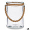 Kaarshouder Transparant Glas Zeegras 14,5 x 21 x 14,5 cm (6 Stuks)