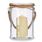 Kaarshouder Transparant Glas Zeegras 14,5 x 21 x 14,5 cm (6 Stuks)