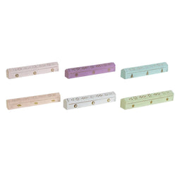 Houder DKD Home Decor Wierook Mangohout Indiaas 29 x 4 x 5 cm (6 Stuks)