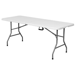 Vouwtafel Wit HDPE 244 x 75 x 74 cm
